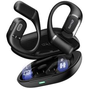 Wireless Earbud, Bluetooth 5.4, 40-Hour Battery Life, IPX6 Water Resistance, Touch Controls, Ideal for Cycling, Running, and Working Out