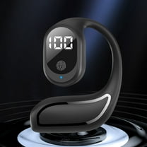 Open Ear Headphones Single Ear Bluetooth Earpiece Noise Cancelling Single Ear Bluetooth Earpiece Stereo Sound Long Endurance Open Ear Headphone for Sports