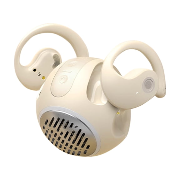 Open Ear Headphones Small Mini Portable Bluetooth Speaker With Earbuds OWS Hanging Earphones Over The Ear Open Ear Buds Earbuds Outside The Ear Headphones Bone Air Conduction Earbuds