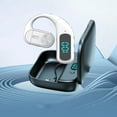 thumbnail image 1 of Open Ear Headphones Sports Low Latency, Usupdd High Battery Intelligent Noise Reduction True Wireless Bluetooth 5.4, Hanging Ear Open Ear Earbuds for Business Gaming Gym, White, 1 of 6
