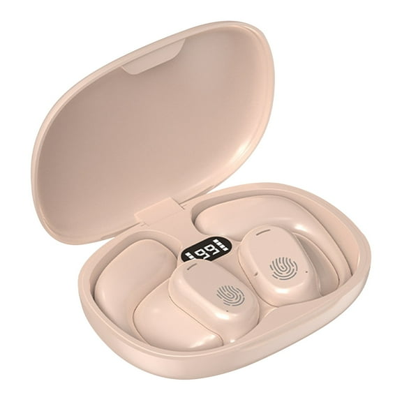 Open Ear Wireless Earbuds,Bluetooth Sport Earbuds,Waterproof Running Earbuds,Touch Control Audio Earbuds,Secure Fit Workout Earbuds,Non In Ear Comfort Earbuds,Driving Outdoor Stereo Earbuds
