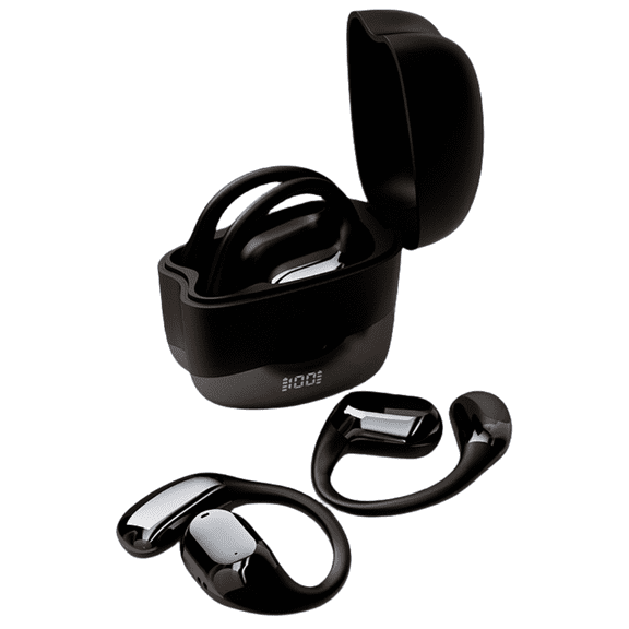 Open Ear Wireless Earbuds, IPX7 Waterproof Bone Conduction Earbuds for Sports