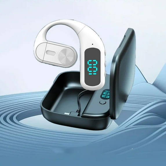 Open-Ear Wireless Headphones, Bluetooth 5.4 Technology, 16H Battery Life, Low Latency Gaming, Noise Cancelling Mic, Lightweight Sports Design, Secure Hanging Ear, Multi-Device Connectivity