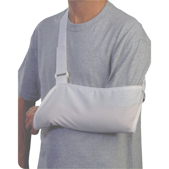 Alex Orthopedic Open End Arm Sling in Small Adjustable Shoulder Immobilizer & Arm Support Sling for Right or Left Arm - White