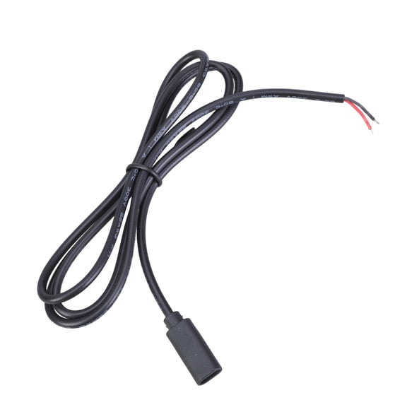 Open End Connector Type-C Female to 2 Pin Bare Wire Pigtail Wire Extension Power Cable for Replacement Repair Cable