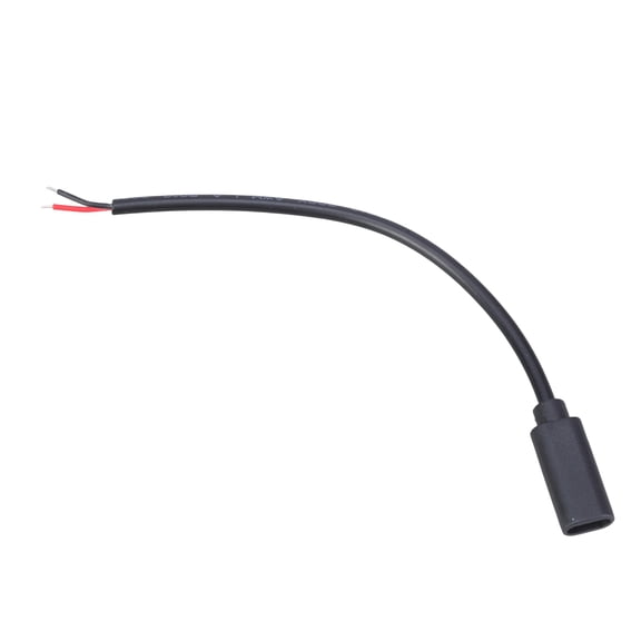 15cm/100cm Open End Connector Type-C Female to 2 Pin Bare Wire for USB C Equipment Pigtail 2 Wire Extension Power Cable