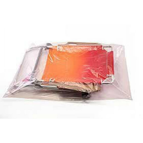 Open-End Flat Poly Bags, 26" x 30", 1 Mil Clear LDPE (Laddawn), Meets FDA/USDA Specifications - Case of 500