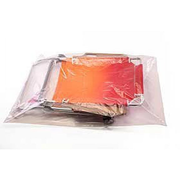 Open-End Flat Poly Bags, 30" x 30", 1 Mil Clear LDPE (Laddawn), Meets FDA/USDA Specifications - Case of 500