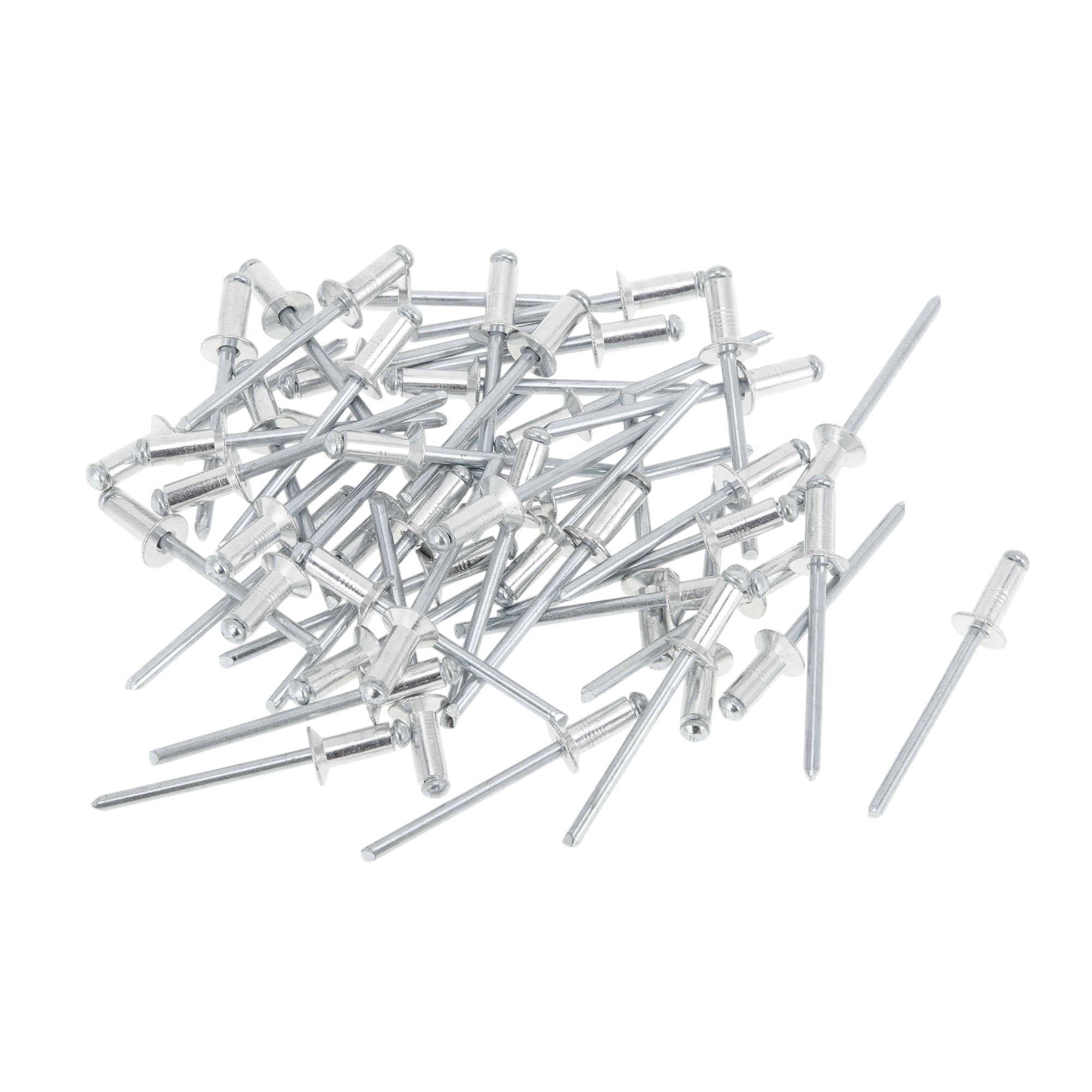 Open End Large Flange Blind Rivets 4mm Grip Diameter 8mm Grip Length 7 ...