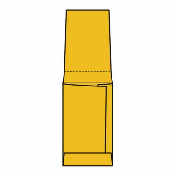 Open End Parking Ticket/Jewelry Envelopes, 3-5/8" x 6-7/8", 28# Tan/Brown Kraft, Remoistening Seal Below Perf (Box of 500)