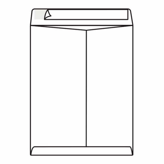 Open End Tyvek Catalog Envelopes, 6" x 9", 14# Bright White, Water & Burst Resistant, Peel & Seal (Box of 500)