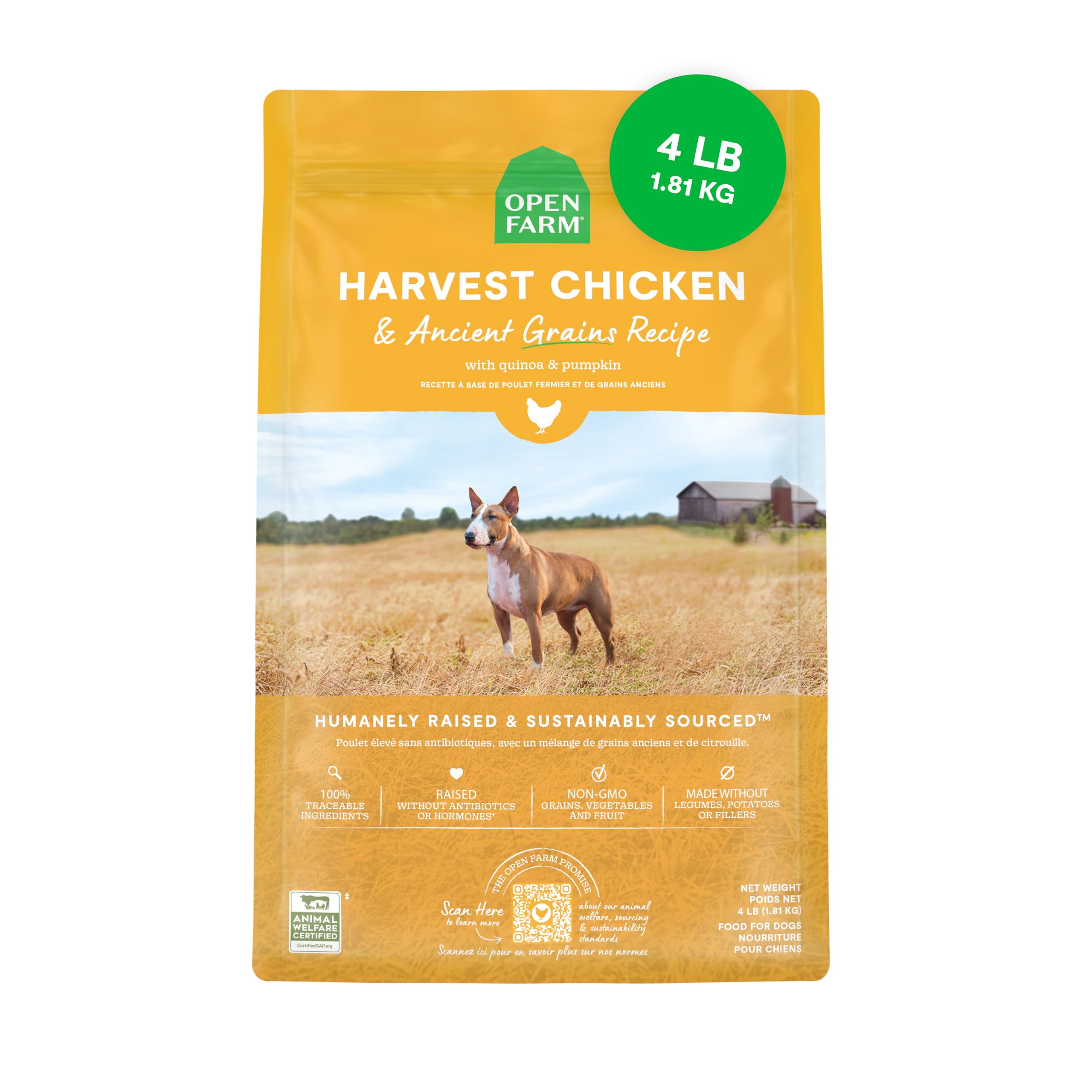 Open Farm, Ancient Grains HMF23 Dry Dog Food, Protein-Rich & Nutrient ...