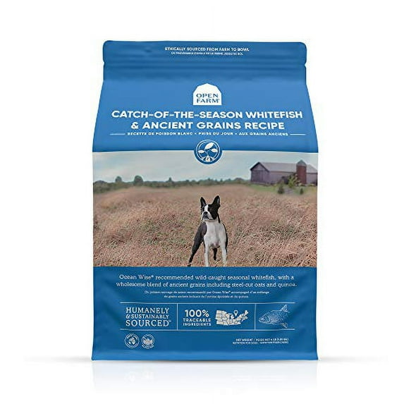 Open Farm Catch-Of-The-Season Whitefish & Ancient Grains Recipe Dry Dog Food, 22-Lb (Size: 22-Lb)