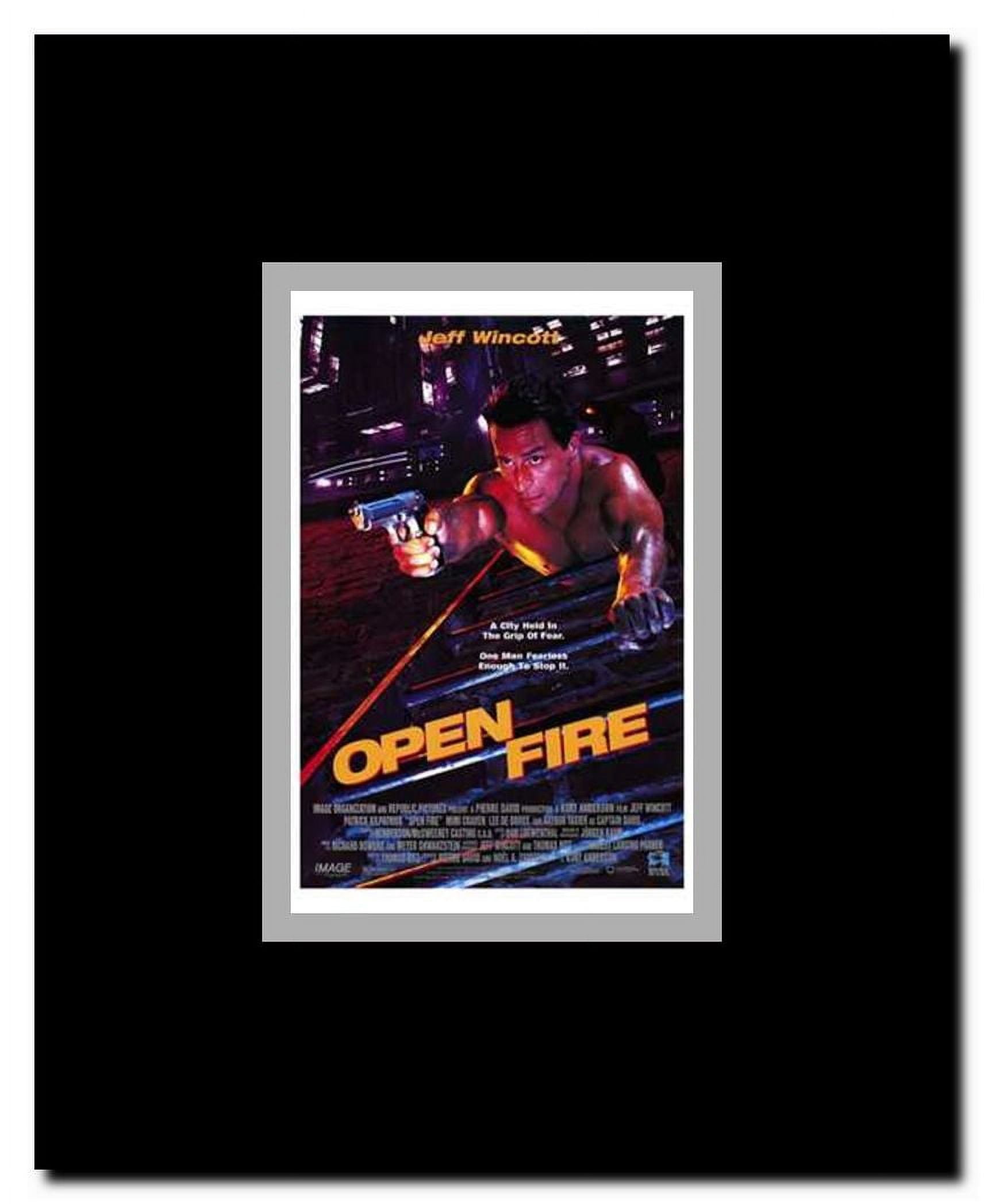 Open Fire Framed Movie Poster