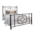 thumbnail image 1 of Open Frame Metal Tubular Queen Bed Black - Saltoro Sherpi, 1 of 6