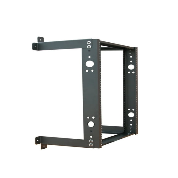 Open Frame Wall Rack, 13U, 3' x 12"D, Black