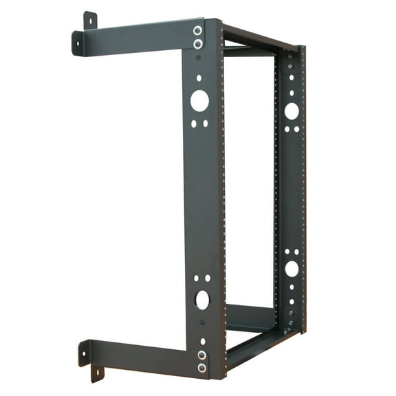 Open Frame Wall Rack, 20U, 3' x 12"D, Black