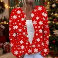 thumbnail image 1 of Open Front Cardigan for Women Christmas Graphic Button Down Open Front Xmas Sweaters Trendy Crewneck Long Sleeve Holiday Cardigans Casual Winter Outfits, 1 of 5