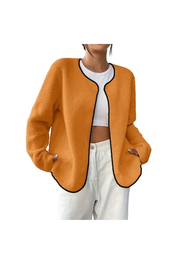 Open Front Cardigans for Women Plus Size Loose Long Sleeve Jackets Dressy Casual 2025 Fall Winter Outerwear