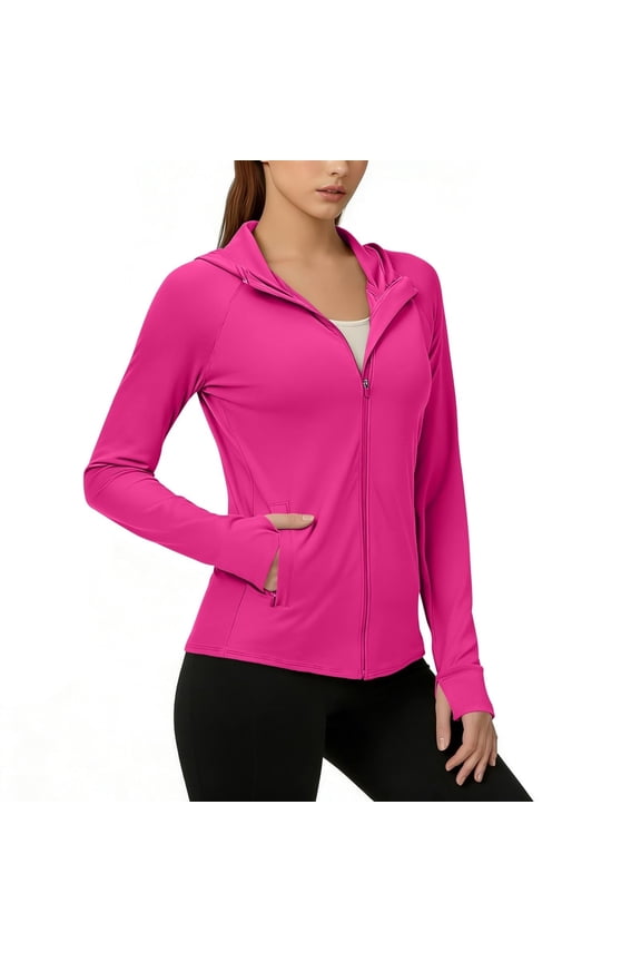 Open Front Jacket Coat Zip Front Active Jacket with Pockets Casual Long Sleeve Workout Layering Top for Casual Layering and Daily Wear Open Front Coat