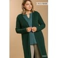 thumbnail image 1 of Open Front Long Body Cardigan, 1 of 2