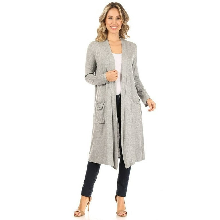 Long grey hotsell sweater duster
