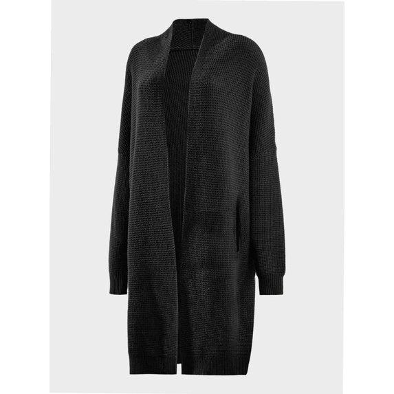 Open Front Maxi Long Knitted Cardigan Sweater for Women