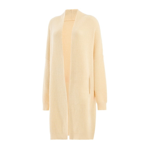 Open Front Maxi Long Knitted Cardigan Sweater for Women