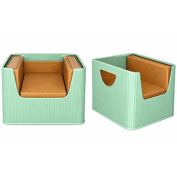 Open Front Storage Bin