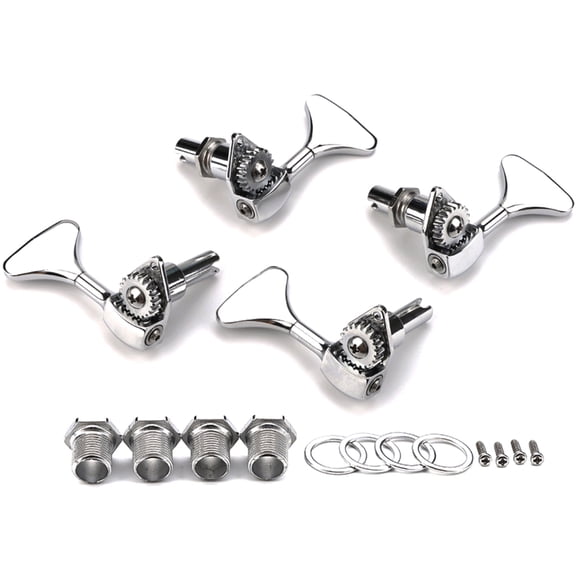 Open Gear Bass Tunings Key Machine Head String Tuners Easy to Install