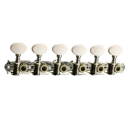 Open Guitar String Tuning Peg Keys - 6 Right - 12-Strings Guitar Machine Heads Knobs for Classical / Acoustic Guitars ()