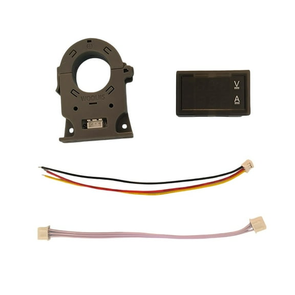 Open Hall Ammeter Voltmeter Battery Monitor Dual Display LED Digital Waterproof