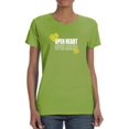 thumbnail image 1 of Open Heart Mind Zebra Heart T-Shirt Women -Image by Shutterstock, Female XX-Large, 1 of 4