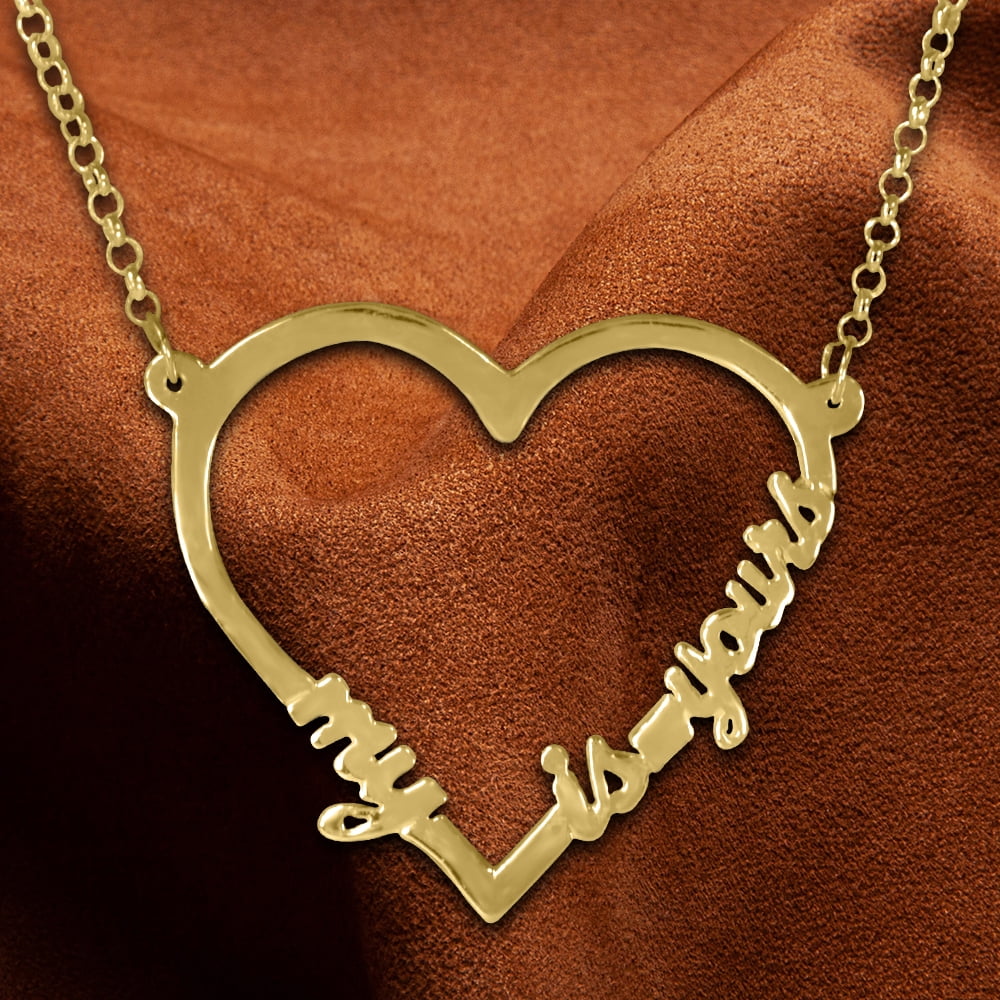 Open Heart "My Heart is Yours" Necklace