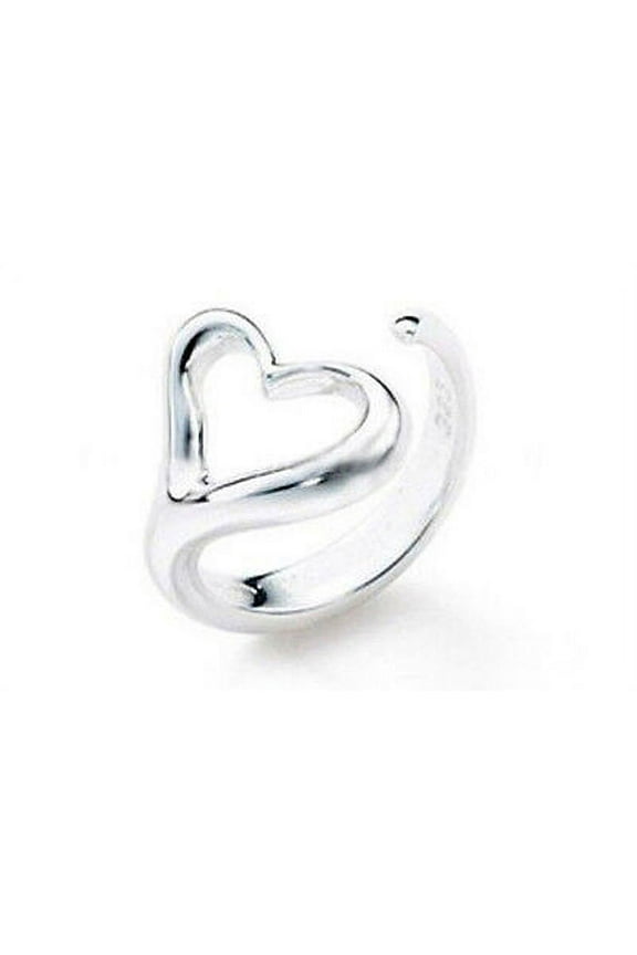 Open Heart Ring - Adjustable - Ladies One Size Fits All Rings For Thumbs - Women