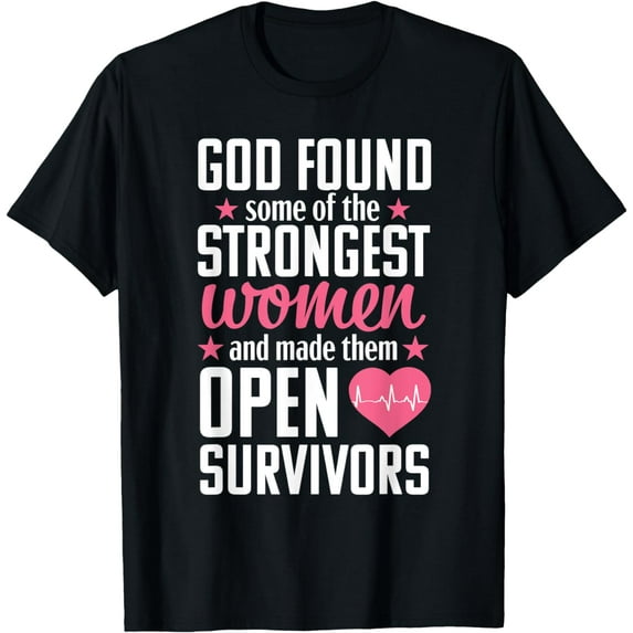 Open Heart Surgery Survivor Bypass Recovery Women T-Shirt