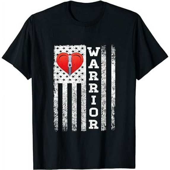Open Heart Surgery Warrior Gift For Heart Patients Survivor T-Shirt