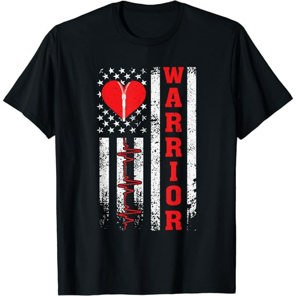 Open Heart Surgery Warrior Gift For Heart Patients Survivor T-Shirt