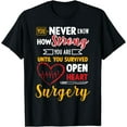 thumbnail image 1 of Open Heart Surgery Warrior Survivor T-Shirt, 1 of 4