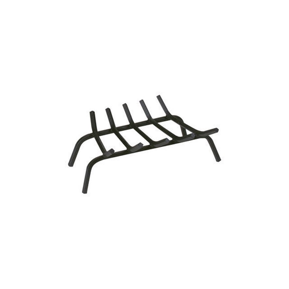 Panacea Open Hearth Black Matte Steel Fireplace Grate