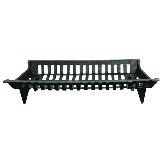 Ace Trading 27 in. Black Cast Iron Fireplace Grate for Wood Burning ...