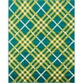 thumbnail image 1 of Open Hearts by Jane Seymour Plaid Modern Area Rug or Runner, 1 of 9