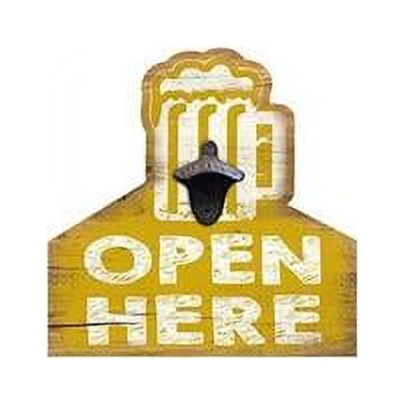 Open Here Bottle Opener