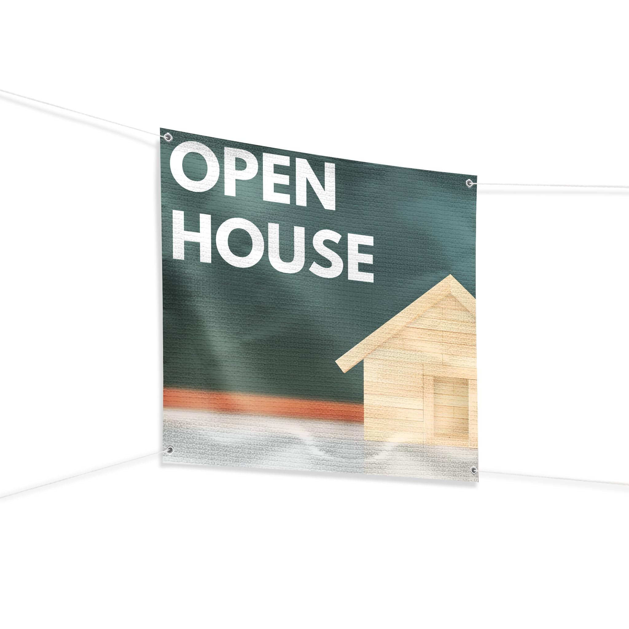 Open House Banner Large (4Feetx4Feet) By Dreamcontroller | Wall Outdoor ...