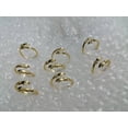 thumbnail image 1 of Open Hug Ring Gold Plated Adjustable Silver Ring With Diamond Treatment Open Mouth Fashion Jewelry For Women Today, 1 of 8