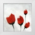 thumbnail image 1 of Open Journey 26x26 White Modern Wood Framed Museum Art Print Titled - Red Drops V, 1 of 4