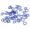 thumbnail image 1 of Open Jump Rings, 8mm Colorful O-ring Connectors for DIY Crafts Jewelry Making, Carbon Steel, Sapphire Blue, 100Pack, 1 of 5