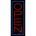 thumbnail image 1 of Open LED Neon Sign 13 x 32 - inches, Clear Edge Cut Acrylic Backing, with Dimmer - Bright and Premium built indoor LED Neon Sign for storefront., 1 of 7