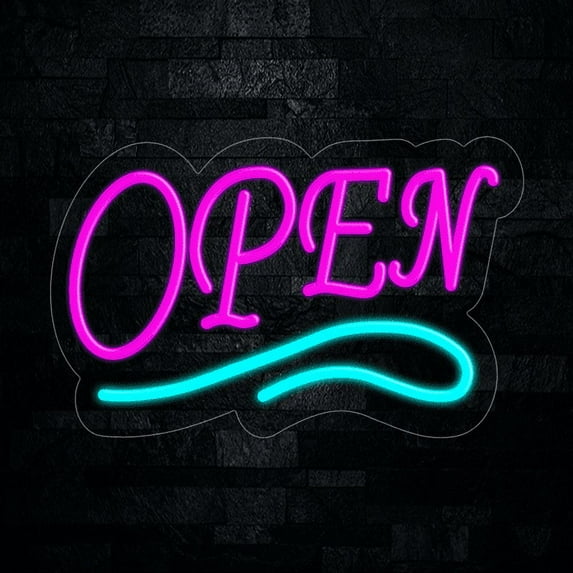 Open-LED Neon Sign 22"L x 14"H #30002PA