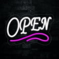 thumbnail image 1 of Open-LED Neon Sign 22"L x 14"H #30002WP, 1 of 3